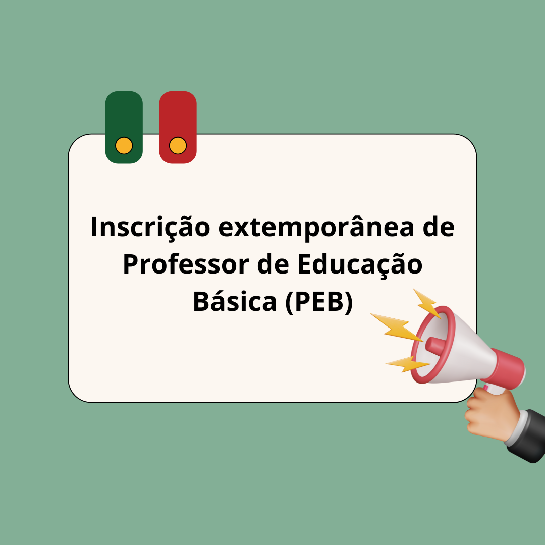 Inscrições para a função de PEB