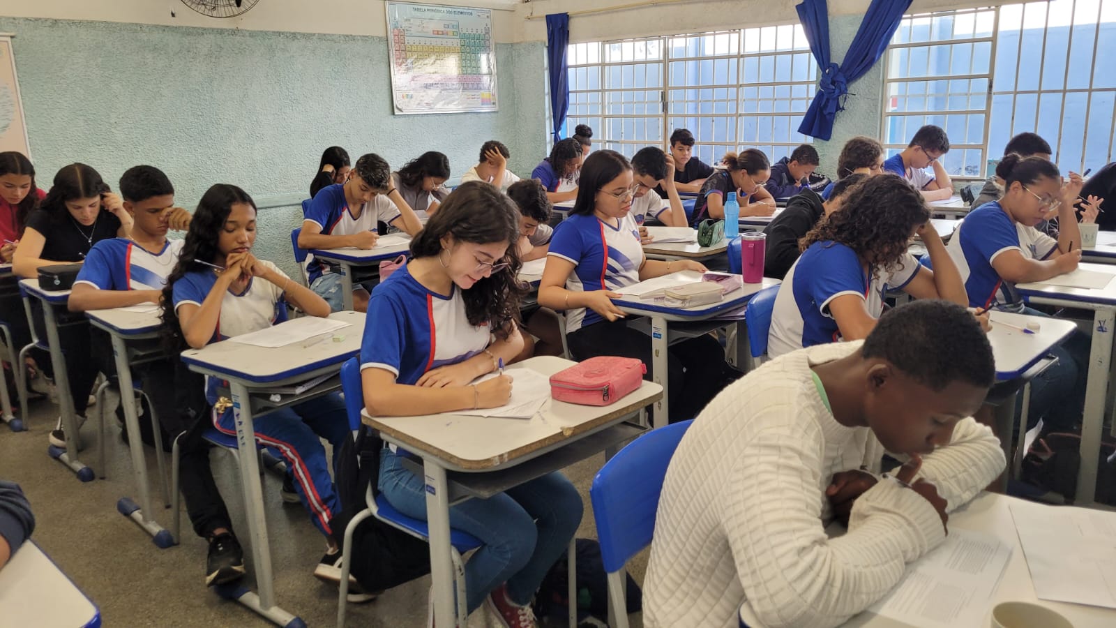 Escola estadual em Pirapora une preparação para o Saeb e cuidado emocional dos estudantes