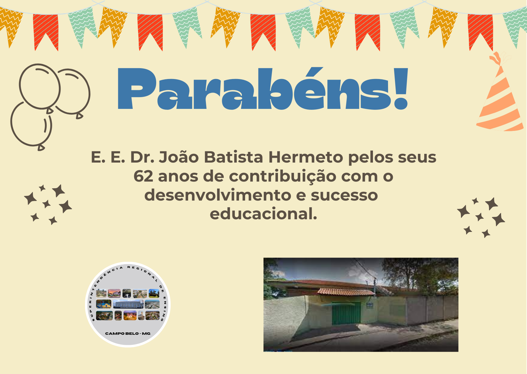 Parabéns E. E. Dr. João Batista Hermeto – 19/02