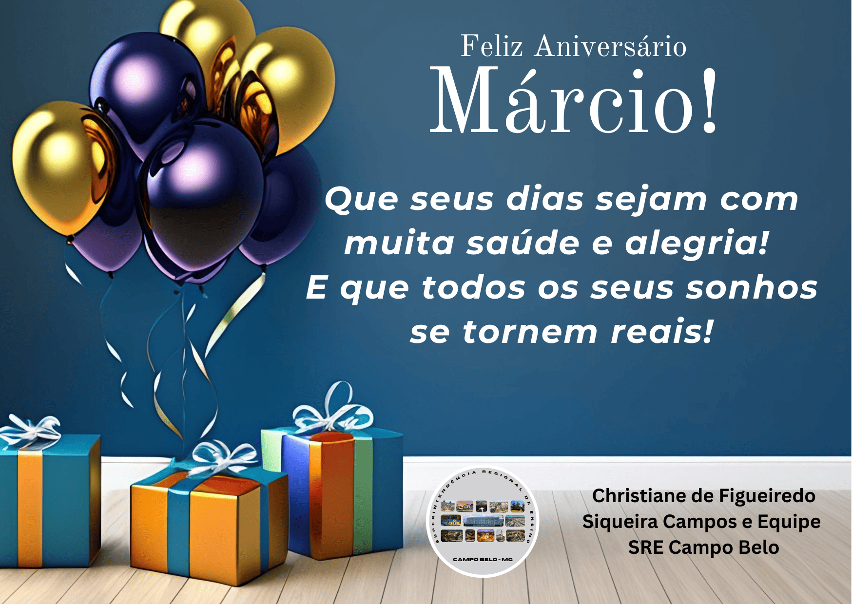 Parabéns Márcio! 22/03