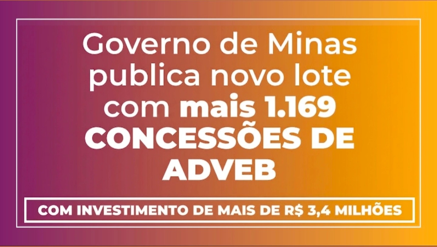 Governo de Minas publica 1.169 novas concessões do Adveb para servidores da rede estadual