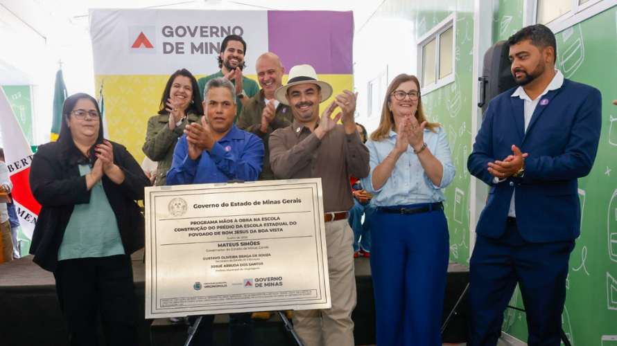 Governo de Minas entrega novo prédio de escola estadual em Virginópolis e amplia acesso à educação