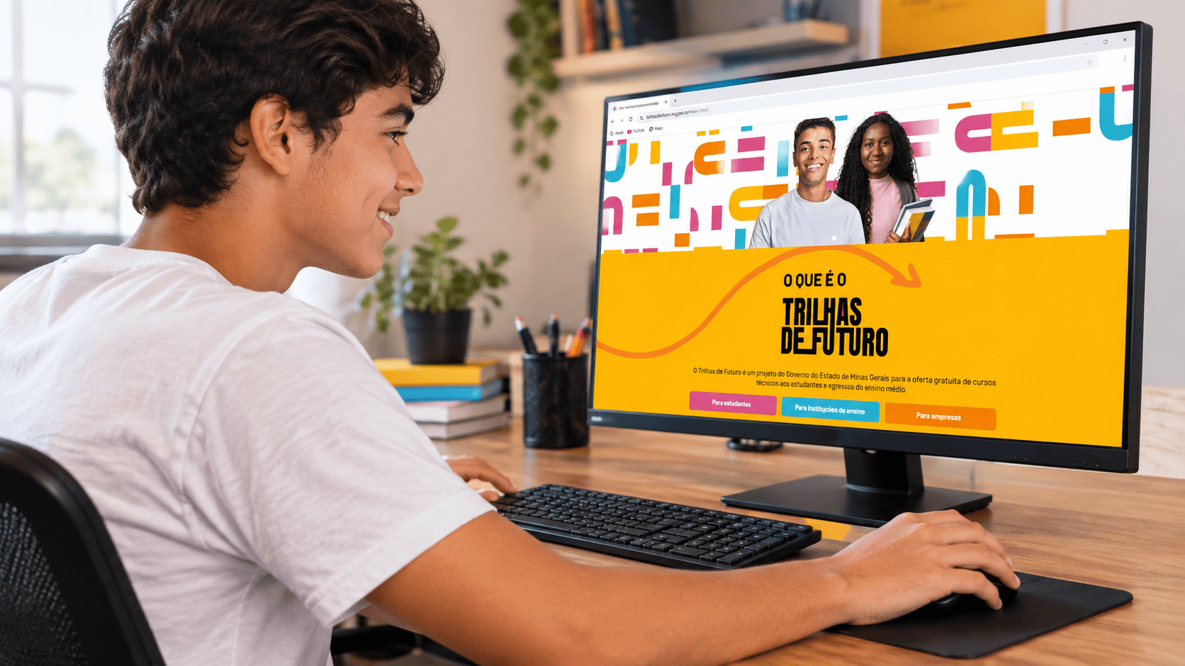 Trilhas de Futuro utiliza inteligência artificial para auxiliar candidatos na escolha dos cursos 